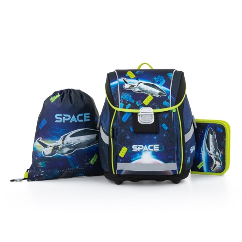 Školská taška (3-dielny set) PREMIUM LIGHT - Space
