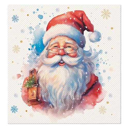 Napkins TaT 38x40cm Portrait of Santa Claus