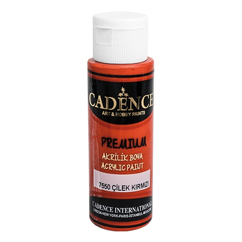 Akrylová farba CADENCE Premium, červená, 70 ml