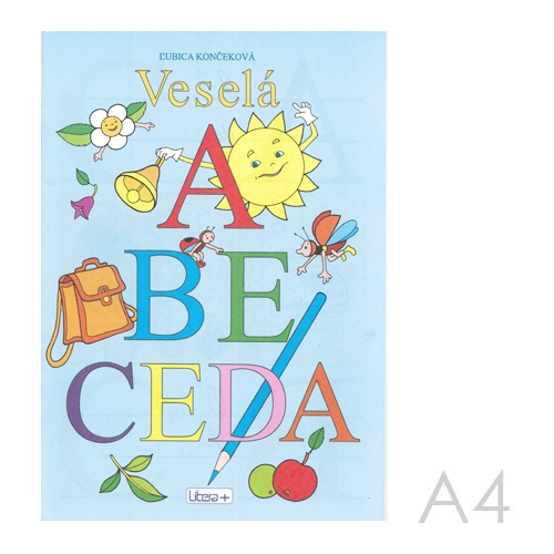 Omaľovanka A4 Litera - Veselá abeceda
