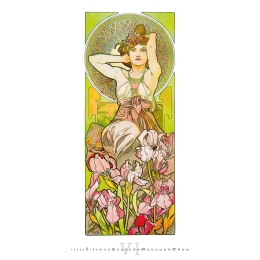 2027 Alfons Mucha Wall Calendar (1)